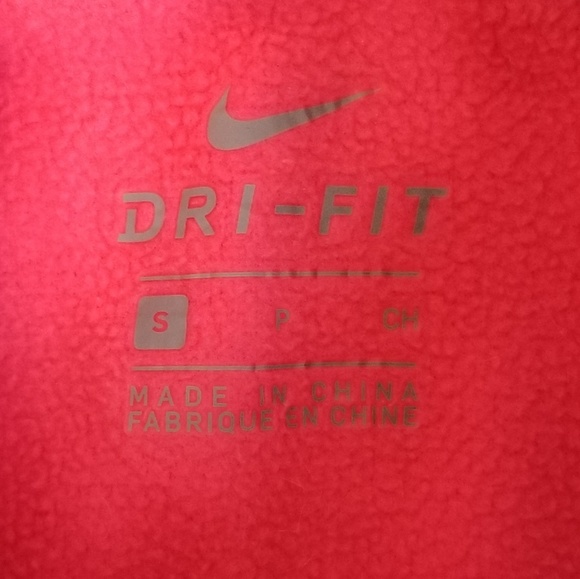 NIKE Youth Girls Neon Pink Logo Hoodie Size S Y - Picture 3 of 5